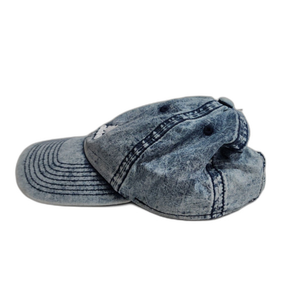 Adidas Denim Acid Wash Cotton Aeroready Cap Hat - Picture 4 of 8
